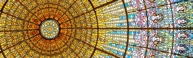 Barcelona Opera Theatre - Stained glass roof light